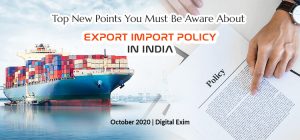Export Import Policy In India