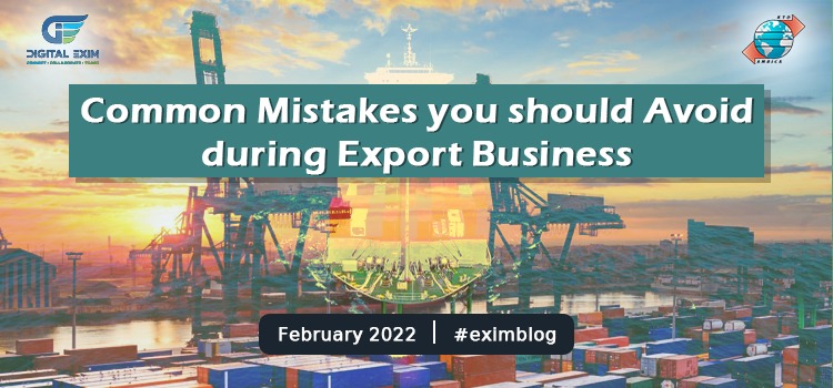 Common Mistakes for Export Business 